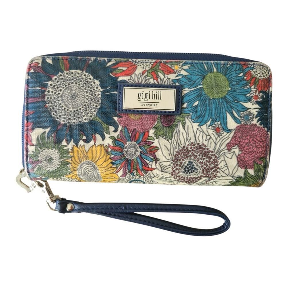 Floral Wristlet Wallet - Multicolor